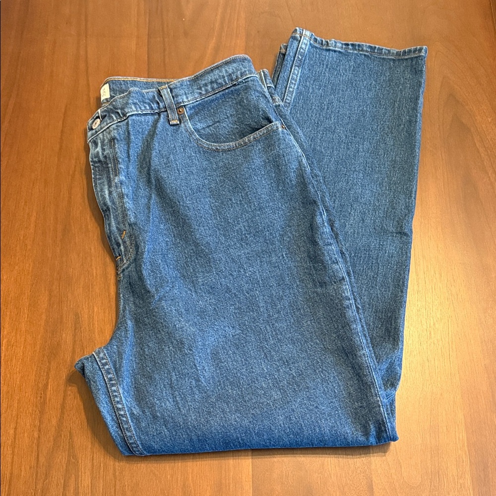 Abercrombie & Fitch 90’s Straight Ultra High Rise Curve Love Jeans